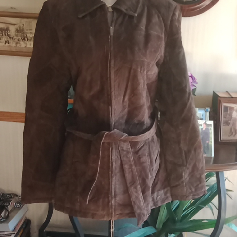 Genuine leather jacket.